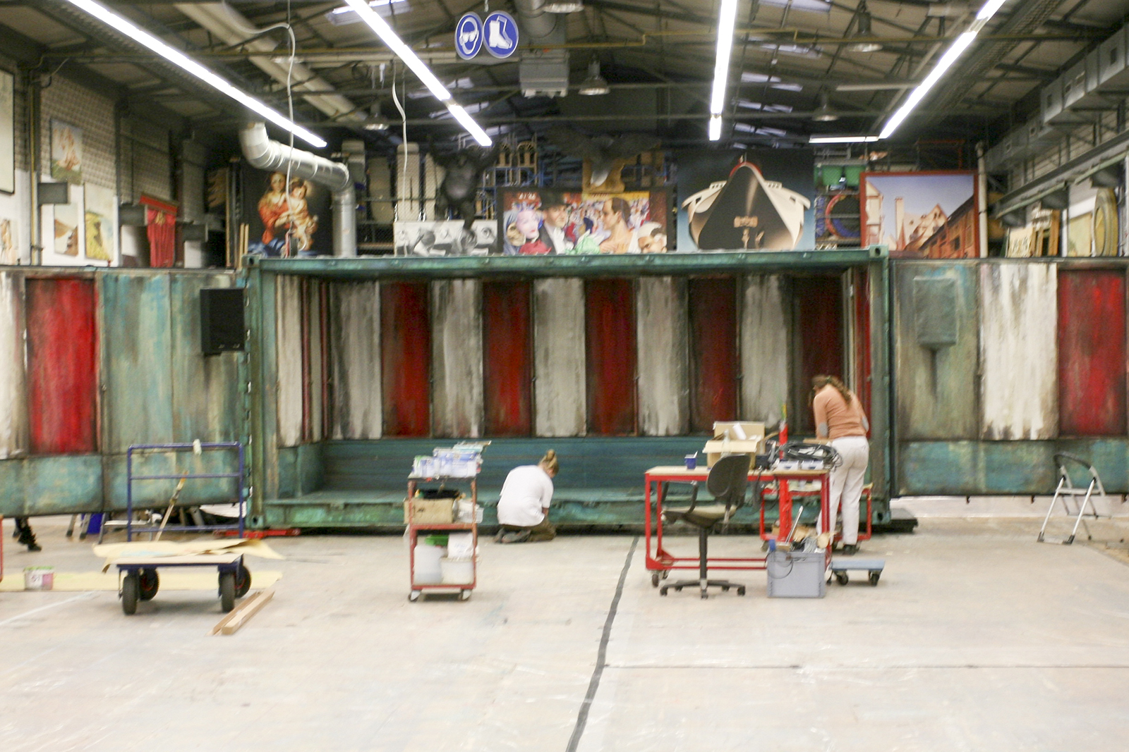 Container Gestaltung Theaterwerkstatt Essen