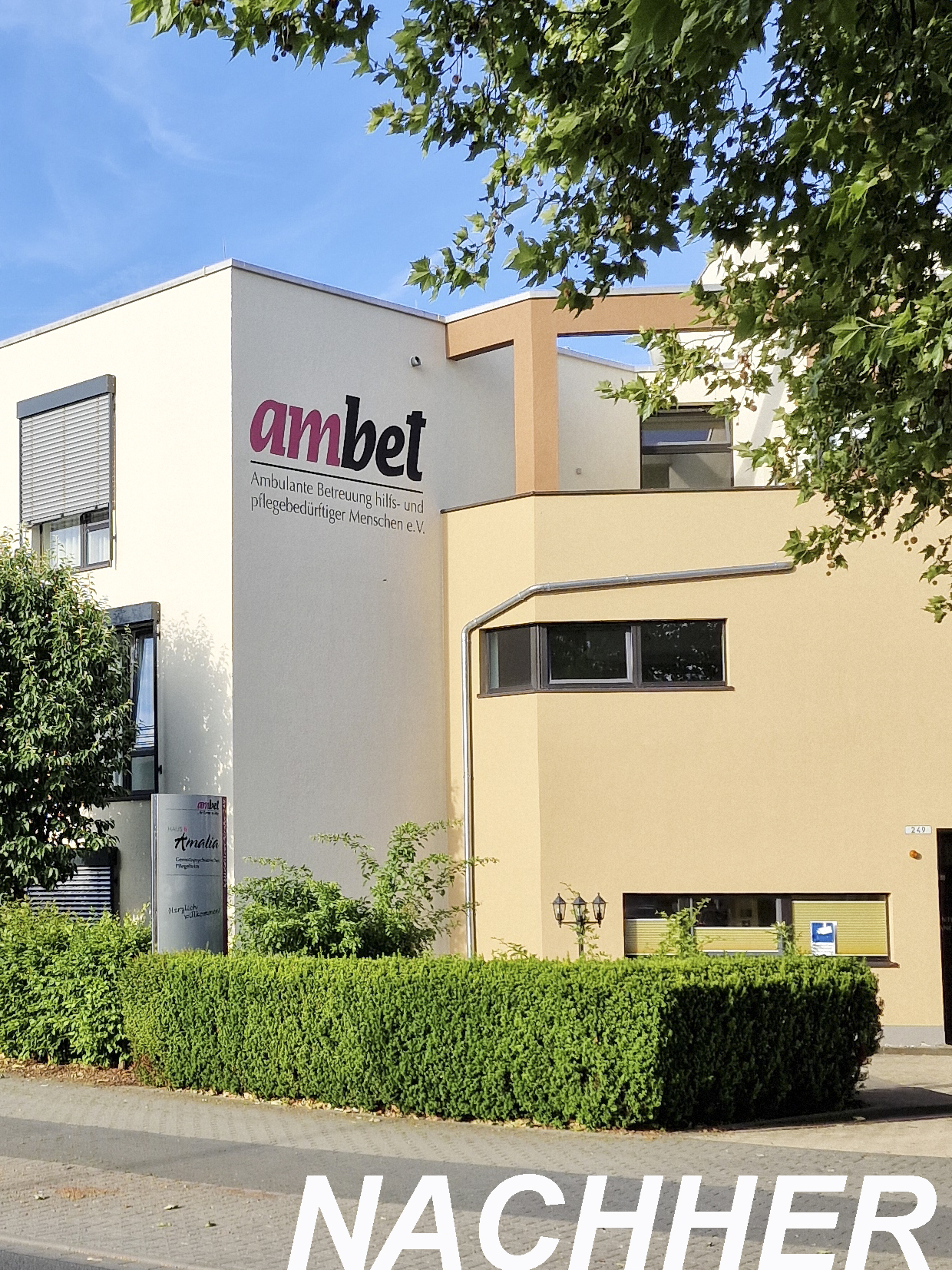 Fassade nach der Renovierung