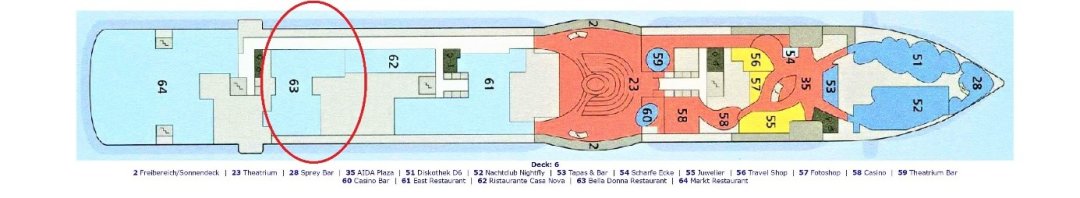 Das Restaurant „Bella Donna“ auf Deck 6