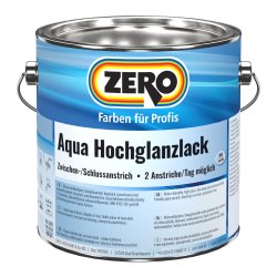 Aqua Hochglanzlack 10 l (nur wei&szlig;)