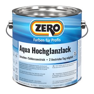 Aqua Hochglanzlack 10 l (nur wei&szlig;)