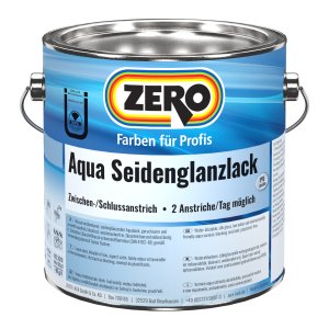 Aqua Seidenglanzlack 10 l (nur wei&szlig;)