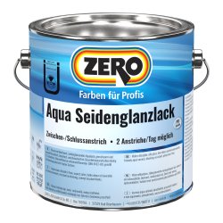 Aqua Seidenglanzlack 10 l (nur wei&szlig;)