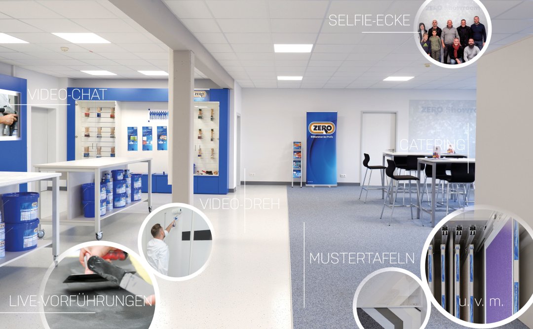 Der neue Showroom ist dank einer ausgeklügelten Ausstattung vielseitig nutzbar.